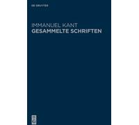 Immanuel Kant Schriften 1747-1756 (Copertina rigida)