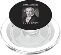 Immanuel Kant Voglio smettere di Philosophizing Pun PopSockets PopGrip per MagSafe