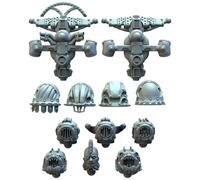Immaterium God - Legione In Acciaio Nero - Kit Di Conversione 2 (20 Pezzi)