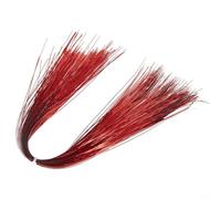 Immergiti nel fai da te con i vivaci ganci per cravatte in seta, perfetti per gli appassionati di trote (rosso)