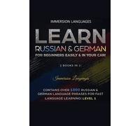 Immersion Langu Learn German & Russian For Beginners Easily & In You (Tascabile)