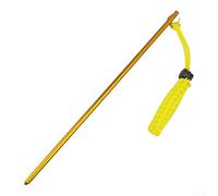 Immersione Alluminio 35cm con Scala Misura Immersione Alluminio | Lega 6061 anodizzata, scala misura HD, acqua salata, 35cm leggero, ideale biologi marini(Yellow)