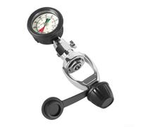 Immersione ARA Manometro 300 Bar per valvola YOKE, tester serbatoio in ottone con chiaro luminoso per quadrante (tipo a pulsante)