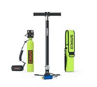 Immersione Bottiglia per Principianti Immersione 0.5L Mini Serbatoio Immersione Sostenere 6-10 Mins Respirazione subacquea Mini Immersione Bottiglia Pony Adatto Per Principianti, Pacchetto B-Verde