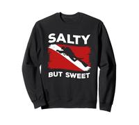 Immersione Salty ma Sweet Scuba Felpa