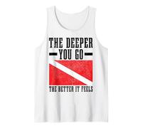 Immersione Subacquea Il più Profondo Si va Meglio Si sente Funner Diver Canotta