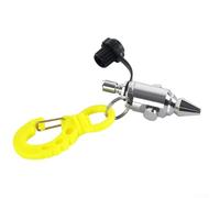 Immersione subacquea per tubo di gonfiaggio BCD ugello aria, polvere di rame che soffia strumento di pulizia con interfaccia da 8 mm per la manutenzione del regolatore del cilindro di immersione e