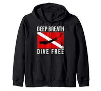 Immersioni Aperte Immersioni, Immersioni Di Apnea, Apnea No Felpa con Cappuccio