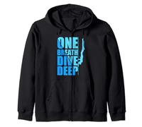 Immersioni Aperte Immersioni, Immersioni Di Apnea, Apnea No Felpa con Cappuccio