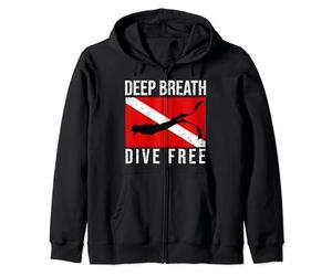 Immersioni Aperte Immersioni, Immersioni Di Apnea, Apnea No Felpa con Cappuccio
