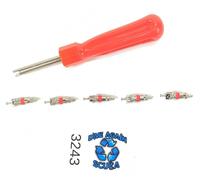 Immersioni Bc- Bcd Gonfiatore Tubo Schrader Gambo Valvola Cacciavite Tool + 5X