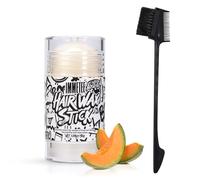 immetee Bastone di cera per capelli donna - Controllo anti-crespo, non grasso, senza residui, fissatore per acconciature, parrucche e controllo del contorno, 1,05 oz/30 g (melone)