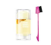 immetee Stick Di Cera Per Capelli, Bastone Di Cera Per Capelli, Gel di controllo dei bordi, stick lisciante per capelli crespi.30g (Arancione)