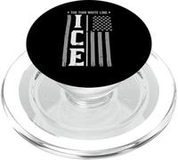 Immigrant Ice Bandiera USA The Thin White Line Uomini Donne Bambini PopSockets PopGrip per MagSafe