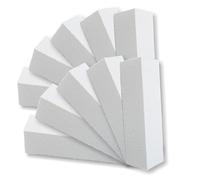 Immler-Nails-Cosmetics Blocco levigatore unghie, 10 pezzi, 4 lati, granulosità 100/100, colore: bianco