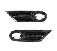 IMMLSX Indicatori Di Direzione Laterali Per BMW Per MINI Per COOPER R56 R57 R58 R59 2007-2013 OEM 63137260202 63137260201 Indicatore Laterale Fender Maker LED Luce Segnalazione(Carbon Black Cover)