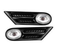 IMMLSX Indicatori Di Direzione Laterali Per BMW Per MINI R56 R57 R58 R59 2007-2013 Luce Di Segnalazione 63137260202 63137260201 Coppia LED Indicatore Laterale Luce Fender Marker(Clear)