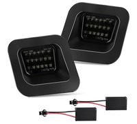 IMMLSX Indicatori Di Direzione Laterali Per Dodge Per Ram 1500 2500 3500 2003-2018 Fumo Luci Targa Posteriori Per Auto Luci Targa A LED
