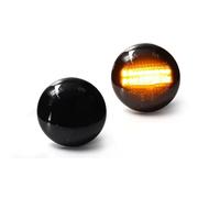 IMMLSX Indicatori Di Direzione Laterali Per Land Per Range Per Rover L322 2002-2012 Dinamico 2 Pz LED Lampeggiante Indicatori Di Direzione Indicatore Laterale Della Lampada Auto Luce(Dynamic Smoke B)