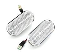 IMMLSX Indicatori Di Direzione Laterali Per VW Up Per Caddy T5 Per Amarok Per Jetta Per Golf 3 4 Fox Per Beetle Per Lupo Per Sharan Per Passat Luce Direzione Laterale Dinamica A LED(Crystal white)