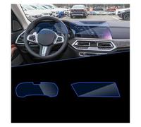 IMMLSX Pellicola Protettiva Per BMW Per X7 G07 2019-2022 Strumento Navigazione Auto GPS Schermo TV Sedile Posteriore Pellicola Protettiva Touch Vetro Temperato Schermo Intero(GPS and instrument A)