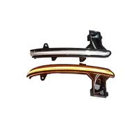 IMMLSX Per Mazda Per CX-5 KF 2017-2019 Indicatore Di Direzione Dinamico A LED Indicatore Di Direzione Specchietto Laterale KB7W-69-182 TK48-69-182A Specchietto Retrovisore Indicatore(Crystal)