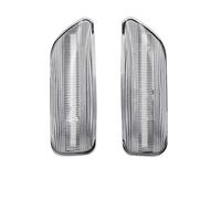 IMMLSX Per Volvo Per S60 MK1 2001-2009 2 Pezzi LED Luce Di Posizione Laterale Dinamica Indicatore Di Direzione Lampada 30722641 30722642 Specchietto Retrovisore Indicatore(Crystal)