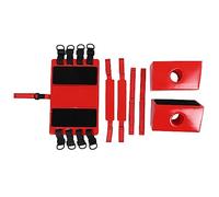 Immobilizzatore della testa per tavola spinale, immobilizzatore universale per emergenze EMS/EMT con cinghie regolabili, dispositivo impermeabile in NBR e cotone per il fissaggio