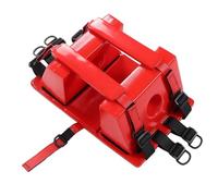 Immobilizzatore per la Testa in Plastica, Fermo Testa per Barella, Accessorio Sicurezza Medico, Supporto Cervicale Universale, Fissaggio Stabile per Trasporto Paziente