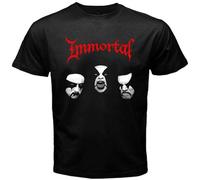 Immortal Band Norway Metal Rock Band Men's T-Shirt Black M