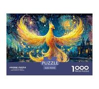 Immortal Bird Rising from The Ashes 1000 Pezzi Cartone Robusto Puzzle Fire Bird Antistress Gioco Creativo Puzzle Per Bambini 70x50cm/1000pcs