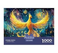Immortal Bird Rising from The Ashes 1000 Pezzi Cartone Robusto Puzzle Fire Bird Antistress Gioco Creativo Puzzle Decorazioni Per La Casa 52x38cm/1000pcs