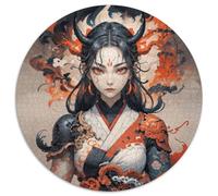 Immortal Heroes Fantasy 1000 Piece for Adults And Kids, Portrait-Puzzle Round Puzzle, Fun Challenging & Brainteasing Stress Reliver Gifts for Family, Friends 1000pcs (67.5x67.5cm)