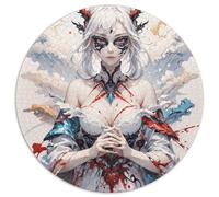 Immortal Heroes Fantasy 1000 Pieces for Kids, Portrait-Puzzle Round Puzzle, Unique Challenging Stress Reliver Gifts for Family, Friends 1000pcs (67.5x67.5cm)