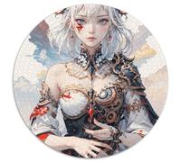 Immortal Heroes Fantasy 1000 Pieces for Kids, Portrait-Puzzle Round Puzzle, Unique Challenging Stress Reliver Educational Toys for Toddlers 1000pcs (67.5x67.5cm)