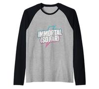 Immortal So Far La Morte sicura Scherza con Il Sarcasmo - Maglia con Maniche Raglan