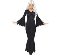 Immortal Soul Donna Costume Halloween Vampira Abito Morticia
