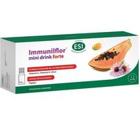 ESI Immunilflor Forte Papaya – Integratore con fermenti lattici e Vitamina C – 12 mini drink