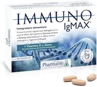 Immuno IgMax Integratore Alimentare - Sostiene le naturali difese, protegge e rinforza l'organismo - Con Estratti vegetali Astrogalo, Ginseng, Propoli, Vitamina D, Zinco - 60 compresse