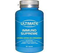 Immuno Supreme - L'amico Del Sistema Immunitario - Con 18 Principi Attivi Per Favorire Il Sistema Immunitario - Con Glutammina, Zinco E Vitamine A, B2, B6, B12, C, D, E. - 60 Cps - Ultimate Italia