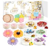 ImnBest Calendario dell'Avvento con candele, calendario dell'Avvento 2025, per donne e ragazze, candele profumate, calendario, 24 giorni, conto alla rovescia, regalo per mamma, moglie, sorella