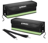 ImnBest Ebike Batteria Borsa ignifuga, impermeabile e antiesplosione Lipo Safe Bag per stoccaggio, trasporto, ricarica, Ferro, 50CMVC, Zaino da bicicletta