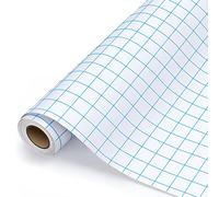 ImnBest - Pellicola di trasferimento in vinile - 30,5 cm x 950 cm, con griglia di allineamento trasparente per decalcomanie, cartelli, pareti