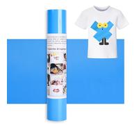 IModeur 12 Ft vinile termoadesivo Blu - 30,5 x 366 cm vinile termoadesivo per tessuti, vestiti, berretti, pantaloni, termovinile vinile Blu per Cricut Maker, Silhouette Cameo