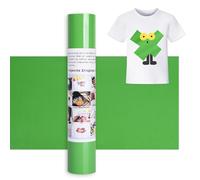 IModeur 12 Ft vinile termoadesivo Verde - 30,5 x 366 cm vinile termoadesivo per tessuti, vestiti, berretti, pantaloni, termovinile vinile Verde per Cricut Maker, Silhouette Cameo