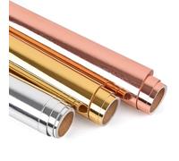 IModeur 3 rotoli di 30,5 x 300 cm Vinilo adesivo oro lucido, argento lucido, oro rosa - pellicola per plotter in vinile autoadesivo per Cricut Machines, Silhouette Cameo