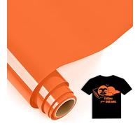 IModeur 5 Ft Plotter,Pellicola flessibile per plotter da 30.5x152.5 cm, colore arancione per Cricut Maker, Silhouette Cameo, pantaloni, altri tessuti