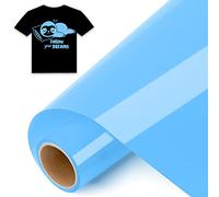 IModeur 8 Ft vinile termoadesivo Blu - 30,5 x 244 cm vinile termoadesivo per tessuti, vestiti, berretti, pantaloni, termovinile vinile Blu per Cricut Maker, Silhouette Cameo