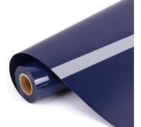 IModeur Pellicola in tessuto blu scuro - 30,5 x 400 cm flessibile per Cricut Maker, silhouette, vestiti, cappelli plotter
