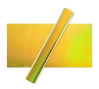 IModeur Rotolo di vinile olografico giallo opale - 30,5 x 152,5 cm (30,5 x 152,5 cm) vinile autoadesivo per tazza, vinile Cricut per regalo di compleanno, ornamenti per feste, decorazioni per la casa